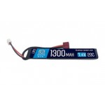 АКБ BlueMAX 7.4V Lipo 1300mAh 20C stick 13.5x21x128mm Т-коннектор